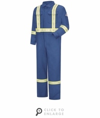 Bulwark CMBC Premium Coverall with Reflective Trim 7 oz. CoolTouch II CAT-2