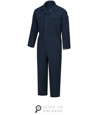 Bulwark CMD6NV Navy COOLTOUCH-2 Deluxe Contractor Coverall CAT-2