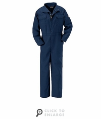 Bulwark CNB3NV Women's Navy NOMEX&reg; IIIA 4.5oz Deluxe Coverall CAT1