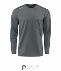 Bulwark FR Men's Flex Knit Tee - Charcoal