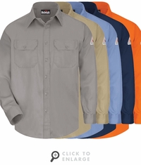 Bulwark FR SLU8 Men's Uniform Shirt CAT-2|5 Colors