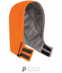Bulwark HLH2OR EXCEL- FR COMFORTOUCH Orange Snap On Insulated Hood CAT-3