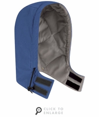 Bulwark HLH2RB EXCEL- FR COMFORTOUCH Royal Blue Snap On Insulated Hood CAT-3