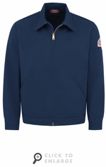 Bulwark JEL2NV Men's Navy Midweight FR Zip-In Jacket CAT-2