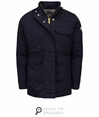 Bulwark JLP7NV Women's Navy Heavyweight Excel FR ComforTouch Insulated Deluxe Parka CAT3