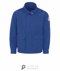 Bulwark JNJ6RB Men's Royal Lightweight Nomex FR Lined Bomber Jacket CAT-3
