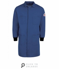 Bulwark KNC2RB Men's FR Lab Coat with Knit Cuffs CAT1