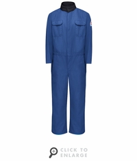 Bulwark Men's Flame-Resistant / Chemical Splash Protection Coverall - Royal