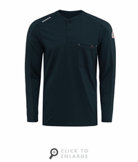 Bulwark Men's Flex Knit Henley - Navy