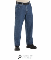 Bulwark PEJ6 Men's Loose FR Stonewashed Jean CAT-2