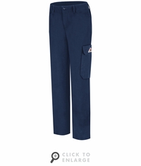 Bulwark PMU3NV Women's Navy Lightweight FR Cargo Pant CAT2