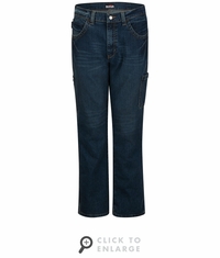 Bulwark PSJ6SD Men's Stretch FR Denim Dungaree CAT-2