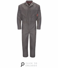 Bulwark QC10GY Premium iQ Series Grey Endurance FR Coverall CAT-2