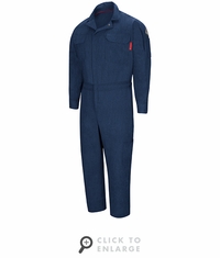 Bulwark QC20NV Men's iQ Series&reg; Navy Mobility Coverall CAT-2