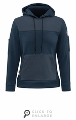 Bulwark SMM5NV Women's FR Fleece Hoodie CAT3