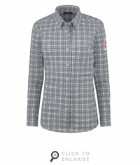 Bulwark STG3CH FR Women's Flex Knit Button Down Shirt CAT2