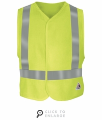 Bulwark VMV4HV Hi-Visibility Flame-Resistant Safety Vest CAT2