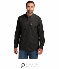 Carhartt Force Solid Long Sleeve Shirt - Black
