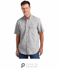 Carhartt Force Solid Short Sleeve Shirt - Steel