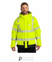 Carhartt&reg; ANSI 107 Class 3 Waterproof Heavyweight Insulated Jacket