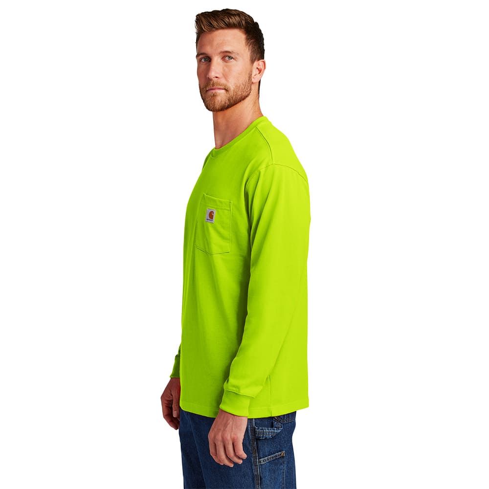 Carhartt ® Workwear Pocket Long Sleeve T-Shirt - Brite Lime