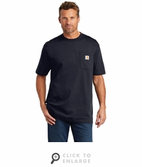 Carhartt Workwear Pocket Short Sleeve T-Shirt - Navy
