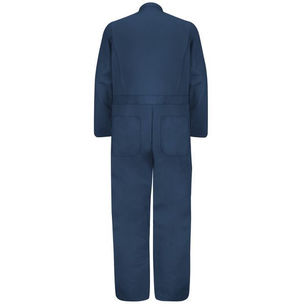Red Kap CC14NV Navy Cotton Coveralls, Snap Front