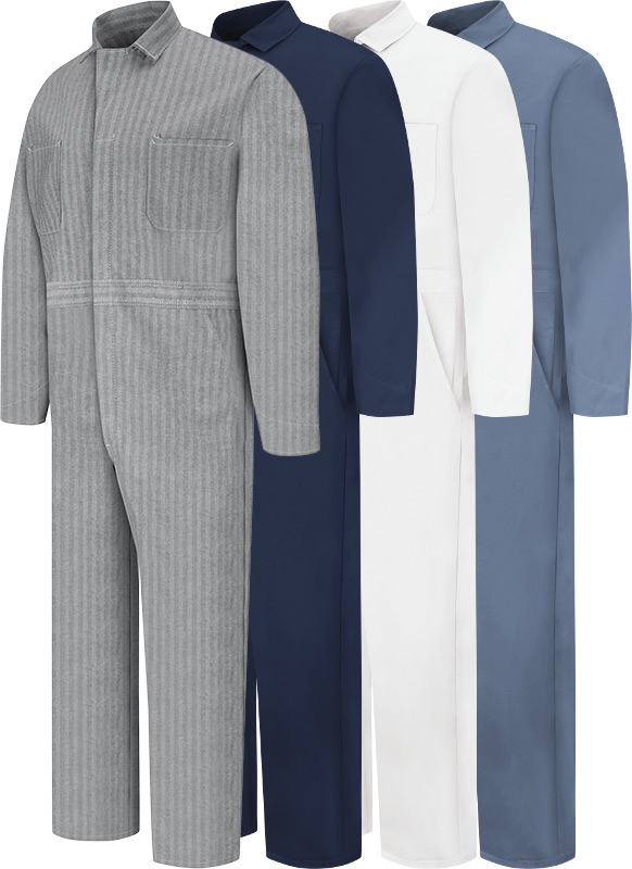 Red Kap CC16 Button Front Cotton Coveralls