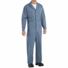 Red Kap CC16PB Postman Blue Cotton Coveralls Button Front