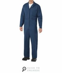 CC16SSIZ Special Size 100% Cotton Coverall Concealed Button Front