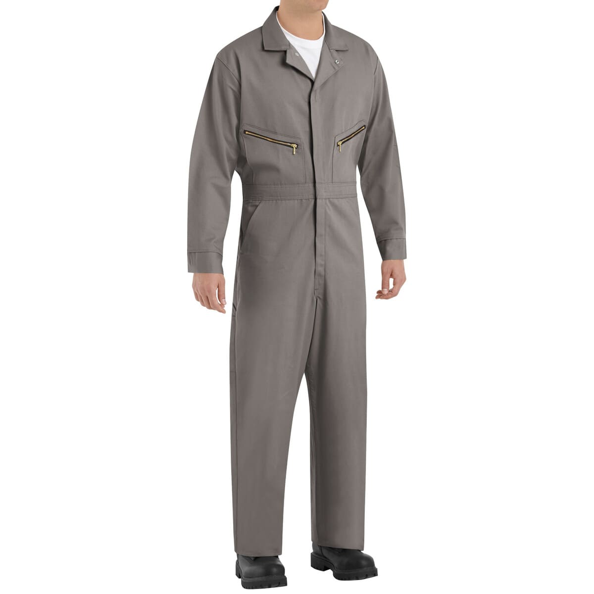 CC18GY Gray Zip-Front 100% Cotton Coverall by RedKap