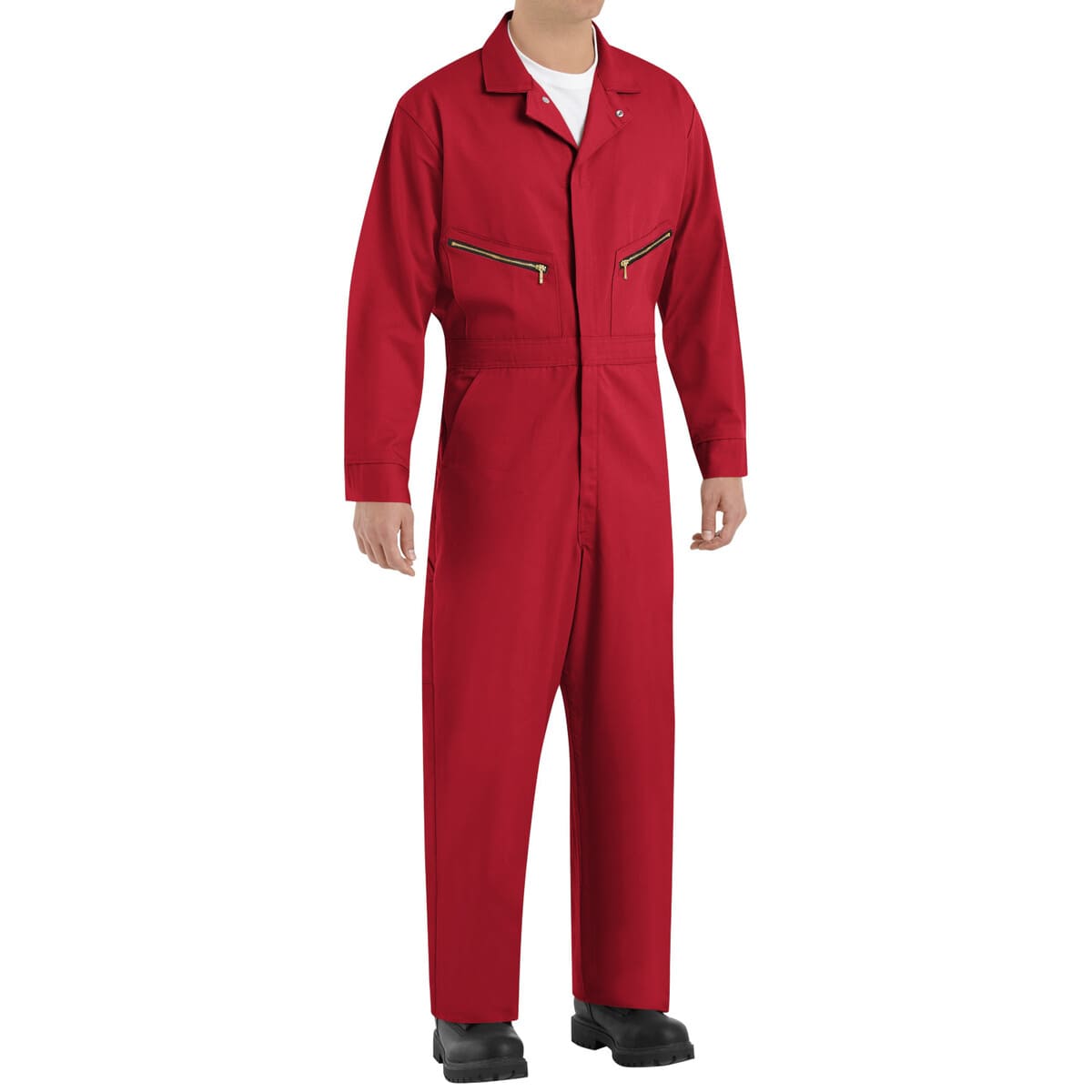 CC18RD Red Zip-Front 100% Cotton Coverall by RedKap