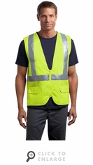 CornerStone - ANSI Class 2 Mesh Back Safety Vest. CSV405