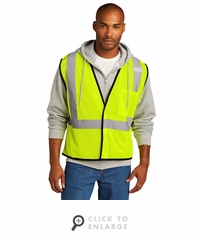 CSV100 CornerStone ANSI 107 Class 2 Economy Mesh One-Pocket Vest