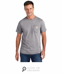 CT106652 Carhartt Force Short Sleeve Pocket T-Shirt - Heather Grey