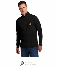 CT106660 Carhartt Force 1/4-Zip Long Sleeve T-Shirt|3 Colors