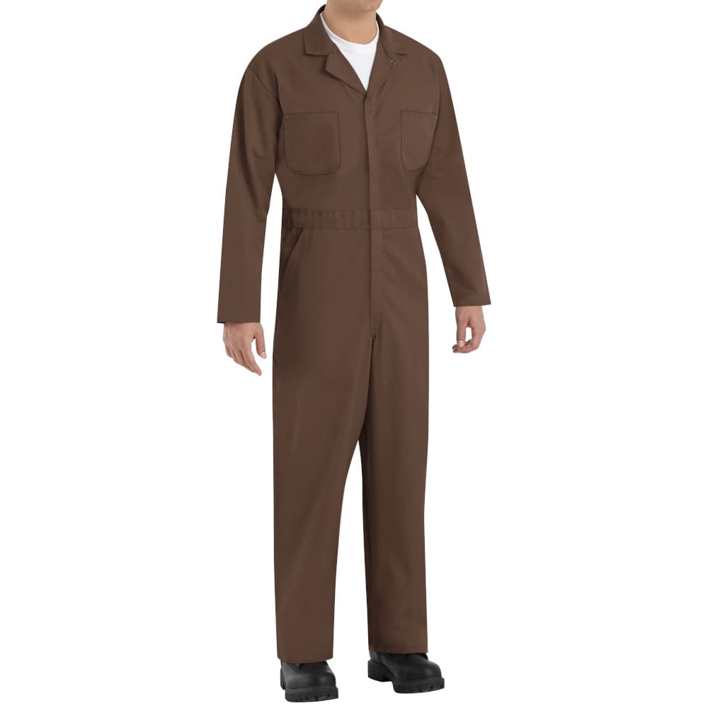 Red Kap CT10BN Brown Twill Action Back Coverall