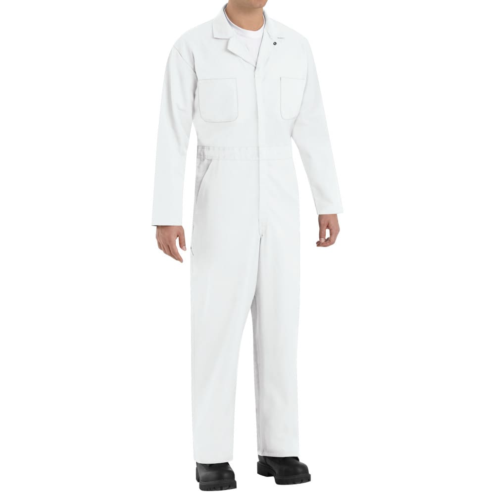 Red Kap CT10WH White Twill Action Back Coverall