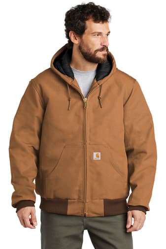 CT106677 Carhartt Quilted-Flannel-Lined Duck Active Jac