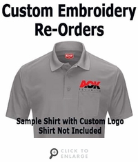 Custom Embroidery - Re-Orders