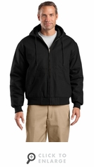 Duck Cloth Hooded Work Jacket. J763H