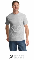 Essential T-Shirt w/Pocket. PC61P | 13-Colors