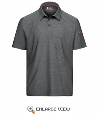 Grey Heather Men's Cooling Stretch Jersey Polo