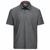 Grey Heather Men's Cooling Stretch Jersey Polo