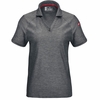 Grey Heather Women's Cooling Stretch Jersey Polo