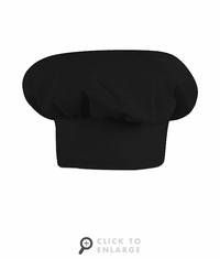 HP60BK Black Chef Hat