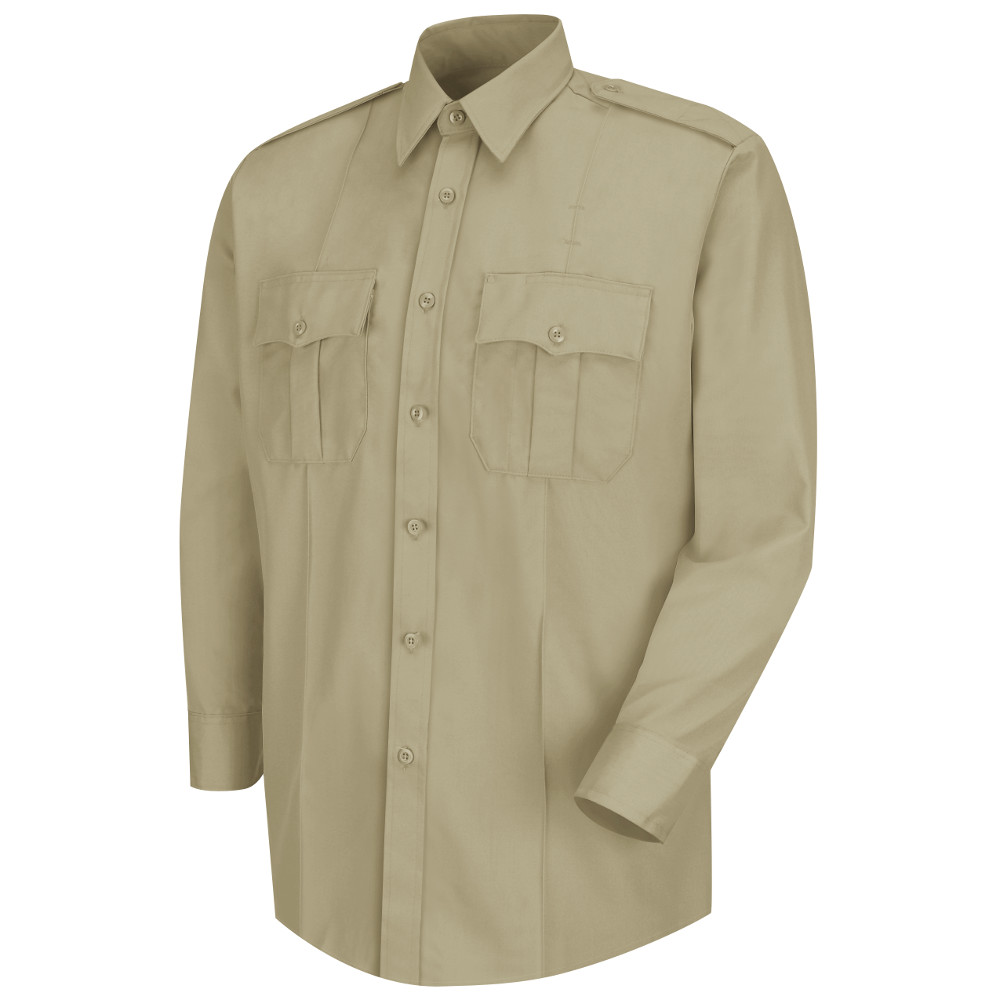 HS1124 Men's Silver Tan Deputy Deluxe® Long Sleeve Uniform Shirt