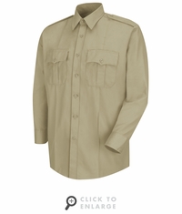 HS1124 Men's Silver Tan Deputy Deluxe� Long Sleeve Uniform Shirt