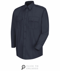 HS1126 Men's Dark Navy Deputy Deluxe� Long Sleeve Uniform Shirt