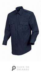 HS1150 Men's Dark Navy Sentry� Plus Long Sleeve Shirt With Zipper